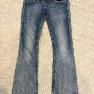 Rock Revival Women's Light Blue Flare Jeans